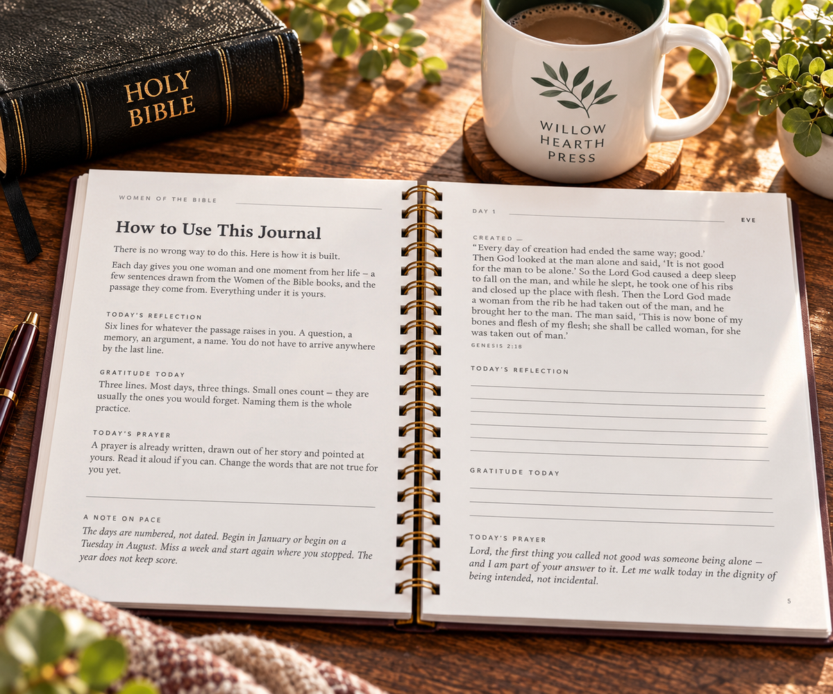 Women of the Bible - 365 Day Prayer & Gratitude Journal - Spiral Bound