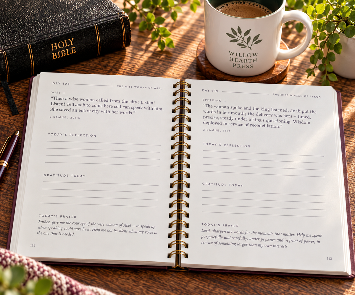 Women of the Bible - 365 Day Prayer & Gratitude Journal - Spiral Bound